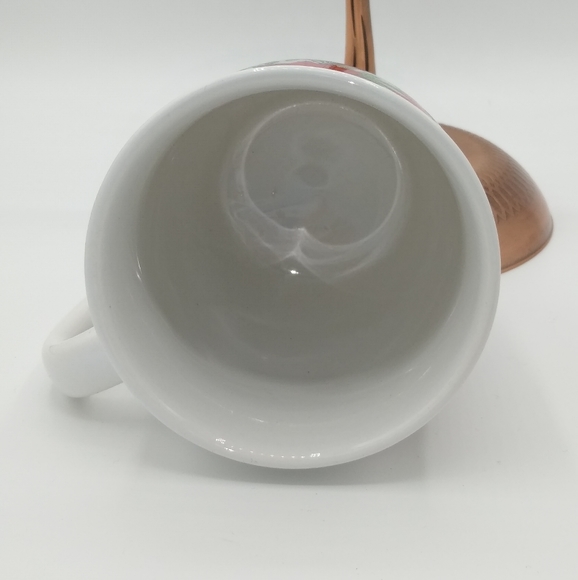 Royal Norfolk Poinsettia Christmas Holiday Oversized Coffee Mug 14oz Stoneware - Picture 8 of 10